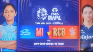 RCB FANS VS MUMBAI  FANS SEMIFINAL WPL 2024 #rcb #rcbfans #rcbfinal #trending #eliminator