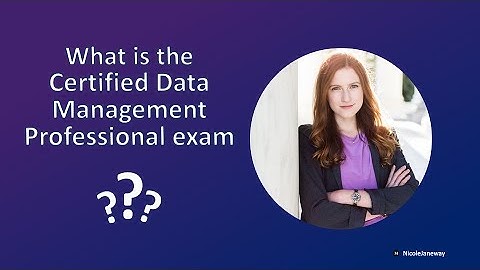 What is the Certified Data Management Professional (CDMP) exam?