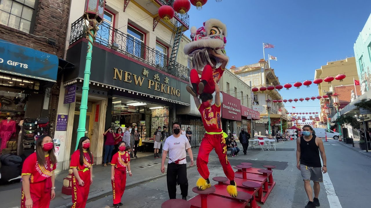 Lion Dance Practice San Francisco Chinatown 2021// Lion Dance Me 
