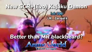 New Scr+ Kujaku Demon Showcase In Anime World Tower Defense