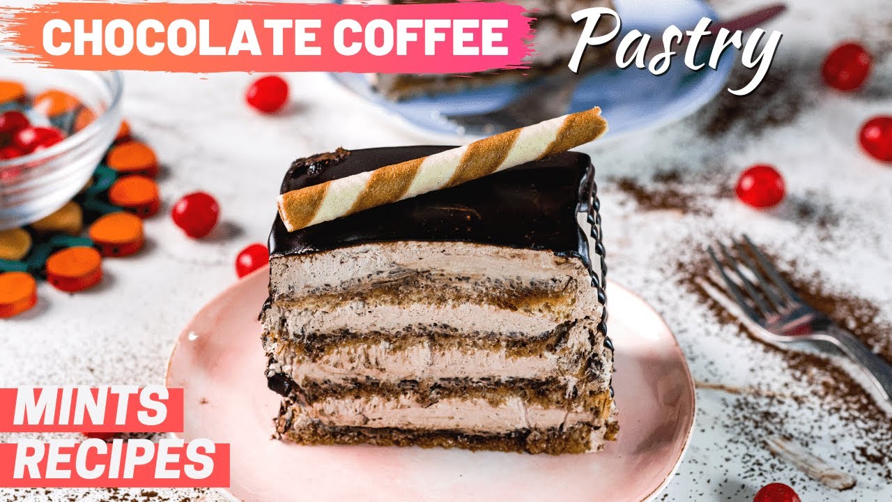 Instant Coffee Chocolate Pastry | कॉफ़ी चॉकलेट पेस्ट्री | Mints Recipes | MintsRecipes