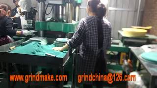 two workstations cutting disc making machine，12 , 14 ,15 inch shuttle type machine