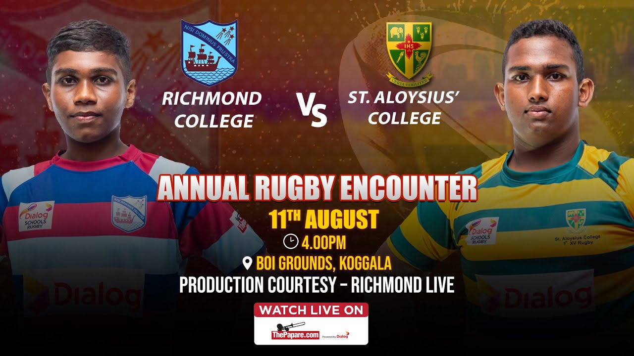 Richmond College vs St. Aloysius' College - Annual Rugby Encounter 2023