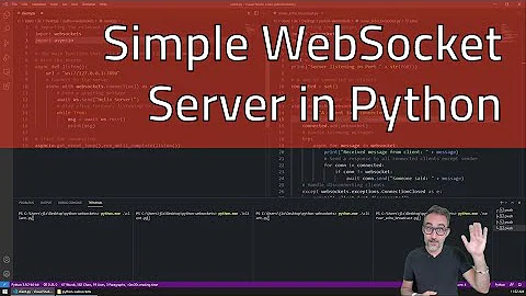 8.2 How to Create a WebSocket Server in Python - Fun with WebSockets