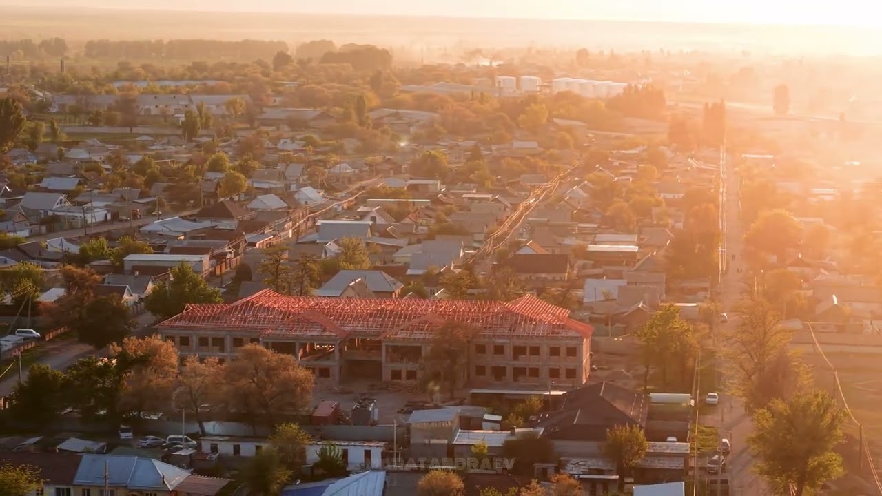 Токмок, Сахзавод, закат