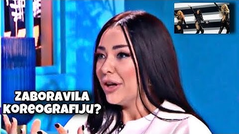 Sanja Vucic o greskama na nastupu na Evroviziji.