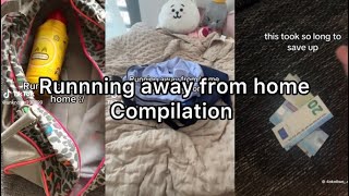 Running away from home tiktok compilation 🫶🏻🏃♀️ (I AM NOT RUNNING AWAY THIS IS JS FOR FUN)