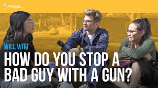 How Do You Stop a Bad Guy With a Gun? | Man on the Street