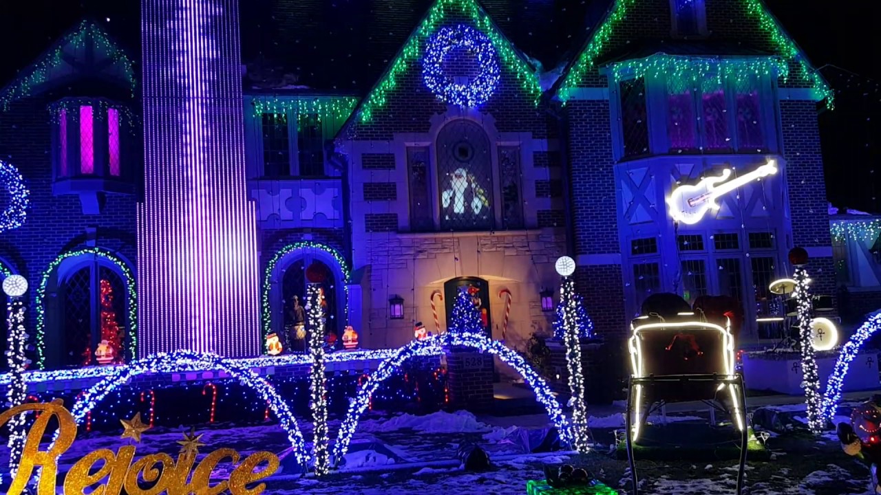 Prince Christmas house in Park Ridge IL YouTube