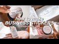 HOW TO MAKE LABELS FOR PRODUCTS |how to make labels for your products at home under $15