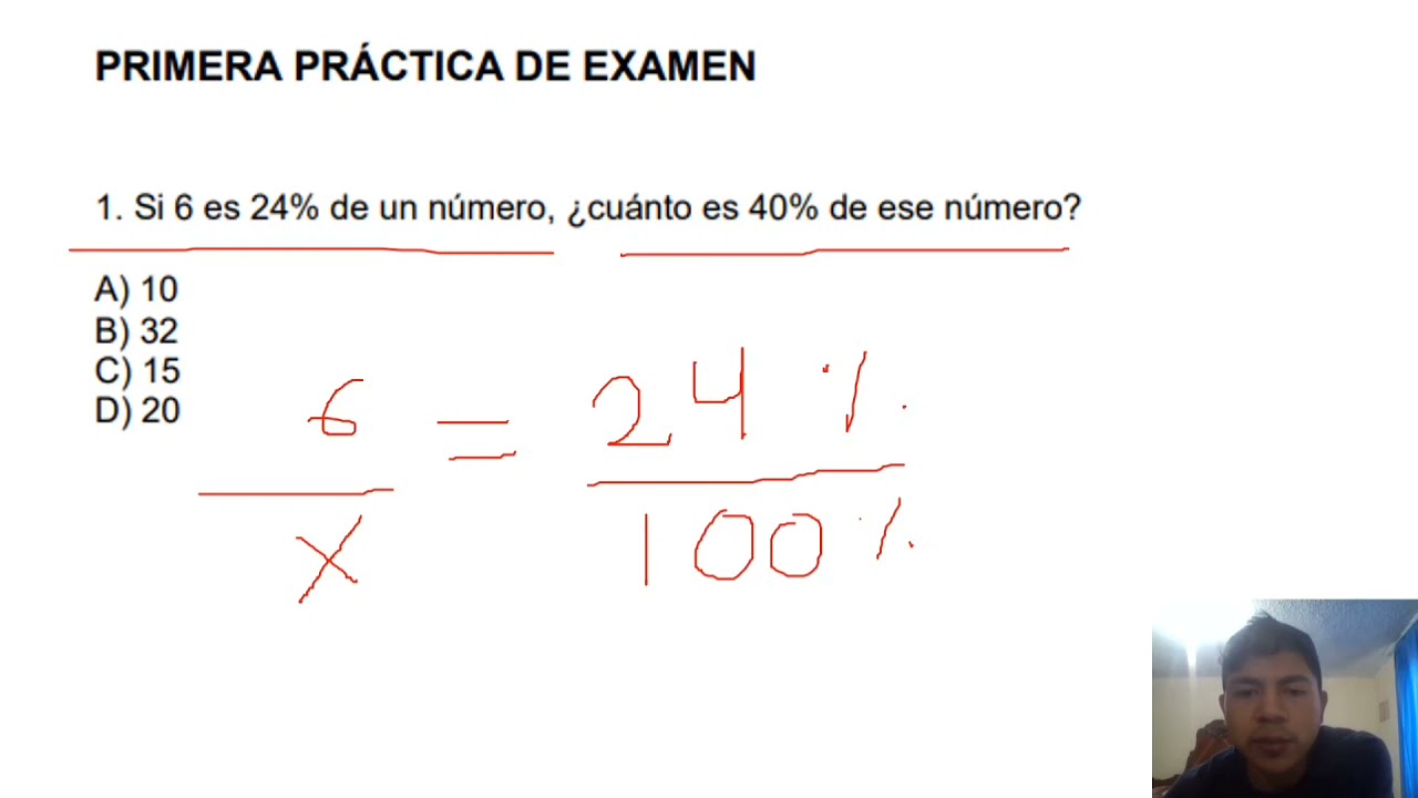 Guía del Exani III 2021. Pensamiento matemático (ejercicio 1)