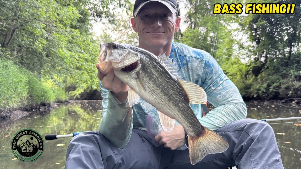 Bass Fishing A Small River!