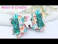 Reindeer Hair Bow Tutorial  / How To Make Faux Leather Hair Bows | Miss O Crafts