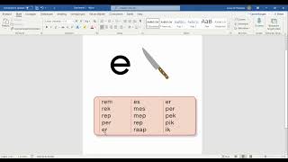 Wisselrijtje Letter E