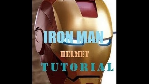 Timelapse : Ironman Helmet 3D modeling | Modelling Iron Man helmet using 3ds max