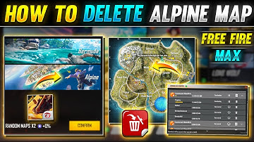 How to delete alpine map in free fire max | Alpine map delete kaise kare | How to remove alpine map
