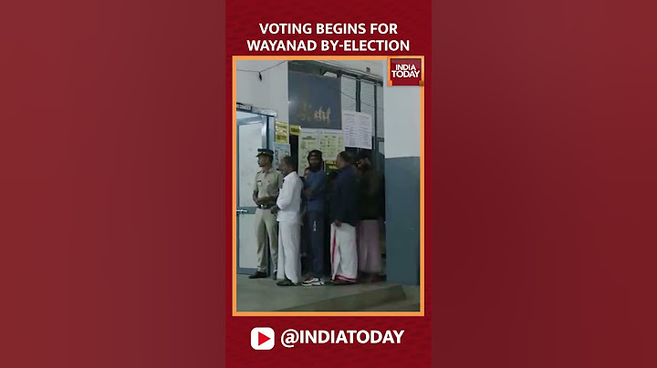 Wayanad By-Poll: Priyanka Gandhi Vadra's Litmus Test, Voting Begins In Wayanad | India Today