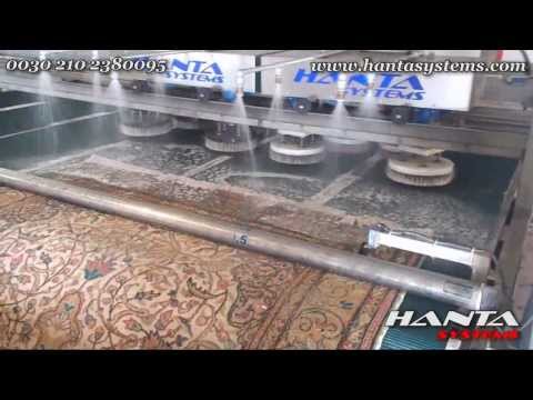 Handmade oriental rug washing and wringing