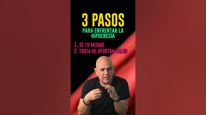 3 Pasos para enfrentar la hipocresía.