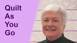 Sharyn's Quilt As You Go - Super easy method to join already quilted items