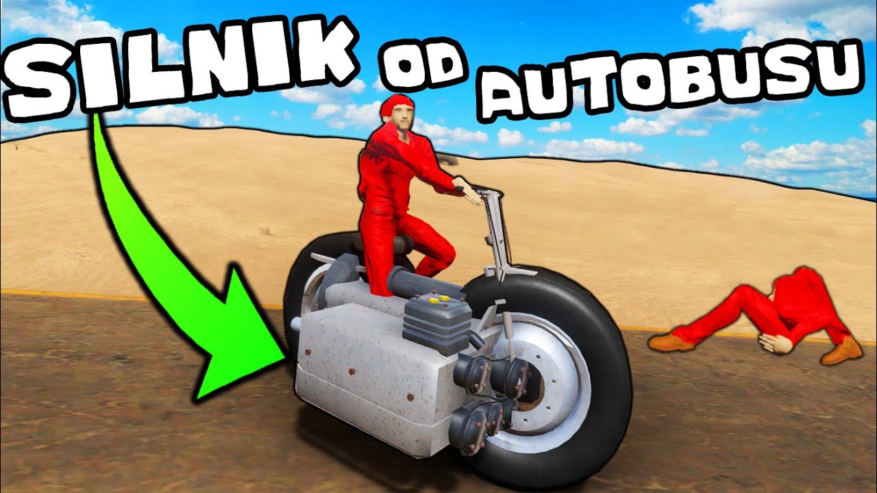 ❄️ WSADZIŁEM SILNIK OD AUTOBUSU DO MOTOCYKLA!? | THE LONG DRIVE |