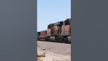 BNSF 6236 EB PORT STACK TRAIN MP 733 NEEDLES SUB 6-02-2023 #railfanning #bnsf #bnsftrains