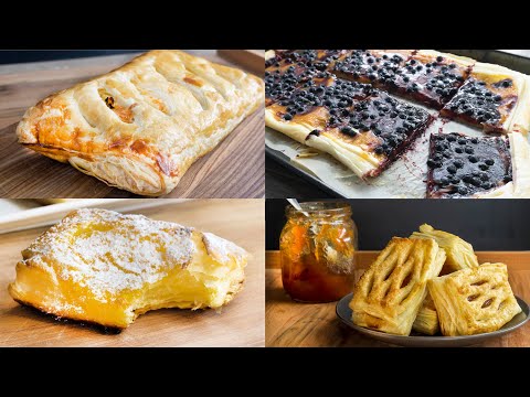Puff Pastry Recipe – Easy Puff Pastry 4 Ways