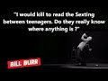 Bill Burr and Nia hanging out together and entertaining people