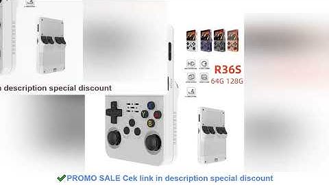 Open Source R36S Retro Handheld Video Game Console Linux System 3.5 Inch IPS Screen Portable Pocket