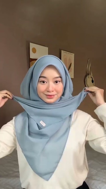 Tutorial Hijab Segi Empat Menutup Dada Untuk Kuliah