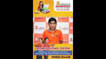 SIP Abacus Learning Helps to Improve Concentration and Arithmetic Skills -  Abhiram