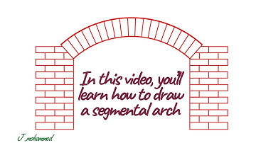 Easy Method to Draw a Segmental Arch