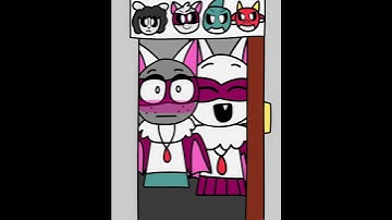 🖤 Wenda & Gray’s cosplay | Part 2 | Nightmare critters | Sprunki Incredibox | Sori studio animation