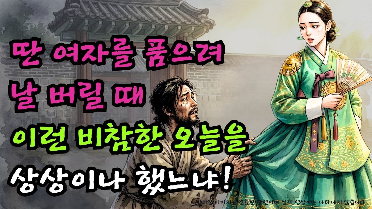 조강지처를 버리고 비단옷을 쫓아 도망친 매정한 남편이 10년 후 굶주린 도둑이 되어 마님 앞에 엎드린 사연 | 소름돋는 조선 야담