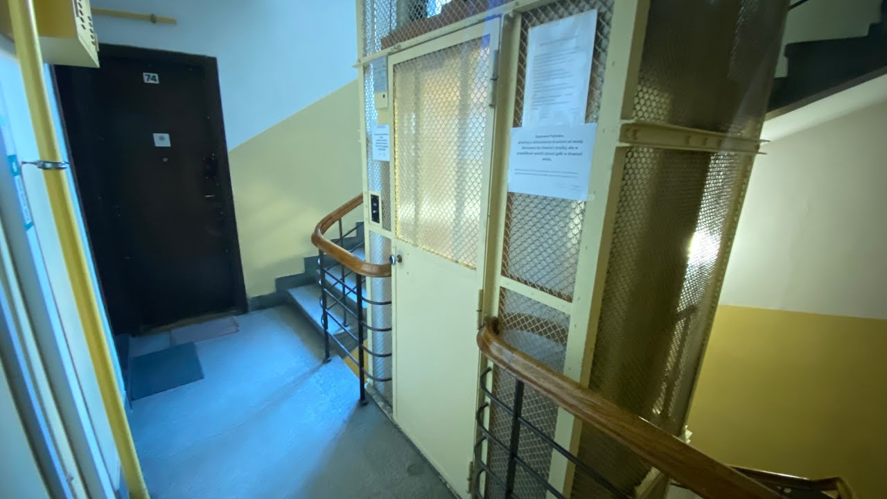 2x Przedwojenna winda MOC z 1937 roku | Słupecka 4 kl. A i F | Warszawa, Ochota