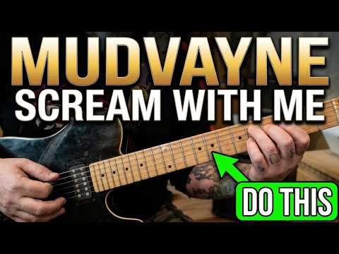 Mudvayne Scream With Me (Guitar Tutorial)