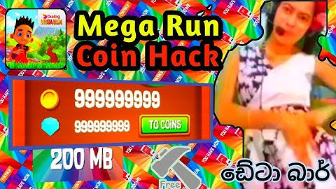 Dialog Mega Run UNLIMITED COIN hack no sim block #freedata