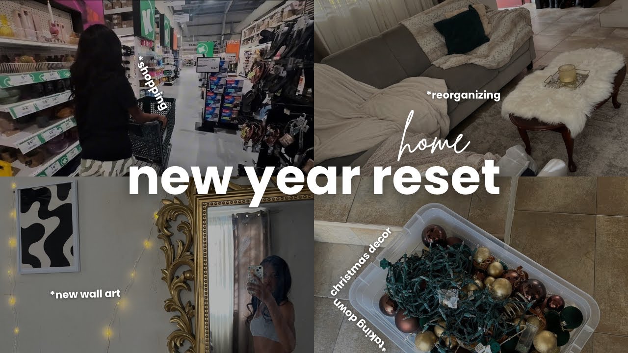 Taking Down Christmas Decor & Resetting My Home for the New Year | Cozy Clean With Me | ShakirasWay