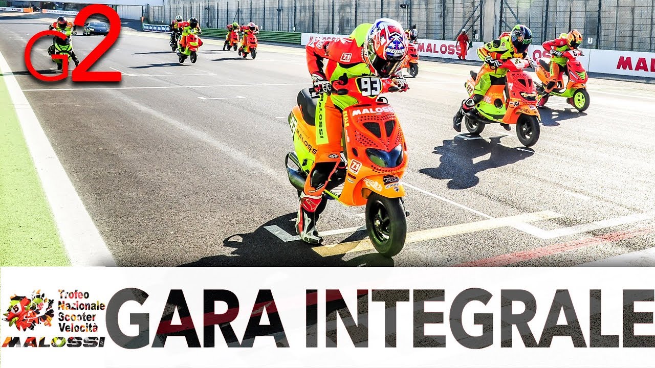 Trofeo Nazionale Scooter Velocità VALLELUNGA - GARA 2 INTEGRALE - Trofei Malossi 2017