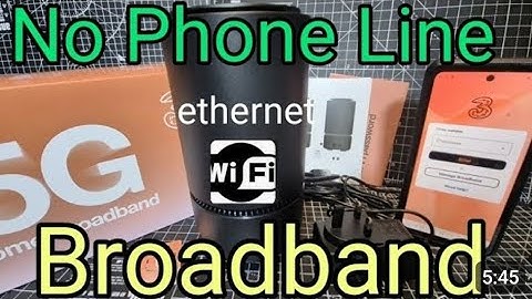 Three5g home Broadband - 2025 No Phone Line Router - Full.Set Up (E5-250MA)