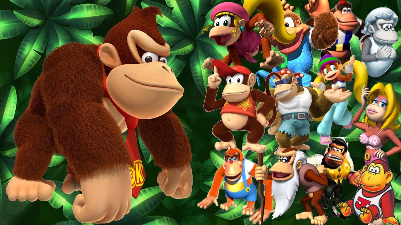 donkey kong family