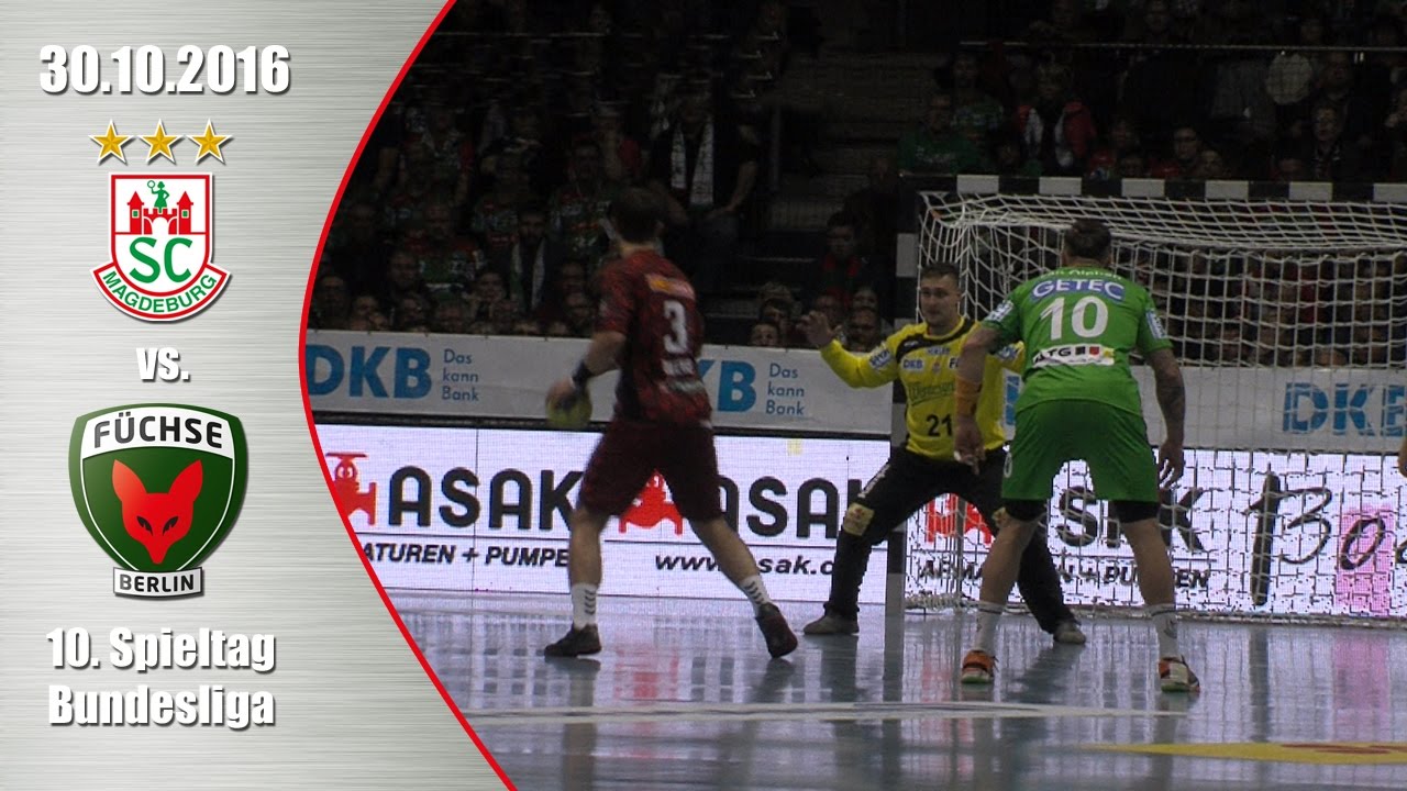 30.10.2016 SC Magdeburg vs. Füchse Berlin