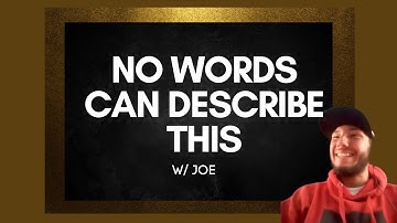 No words can describe this w/ Joe #nonduality