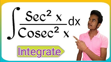 Integral of Sec^2 x /Cosec^2 x. NCERT Integration. #Integration  How to Find Integral of sec²x/tan²x