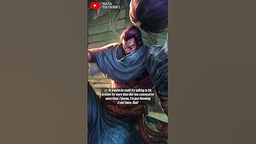 Yasuo is a classic rōnin || design hot take #shorts