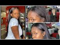 Slay 19 of 30 🖤| EASY Middle Part -Straight  UPART Wig install😍|Eayon Hair 🖤