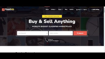 Classiads Theme - How to import  Classiads Malt Categories Section