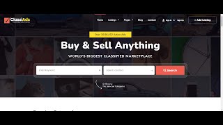 Classiads Theme - How to import  Classiads Malt Categories Section