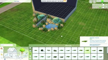 Creative Garden Build in the Sims 4