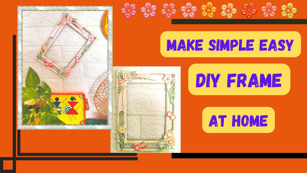 Best use of Waste/used Photo FrameUnique DIY FramePhoto Frame Ideas